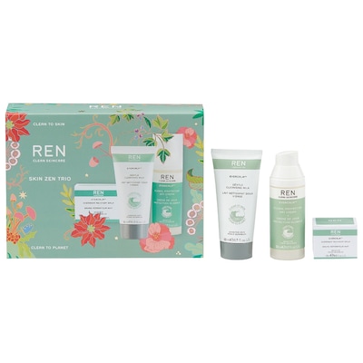 REN Clean Skincare - Evercalm Skin Zen Trio in a green box