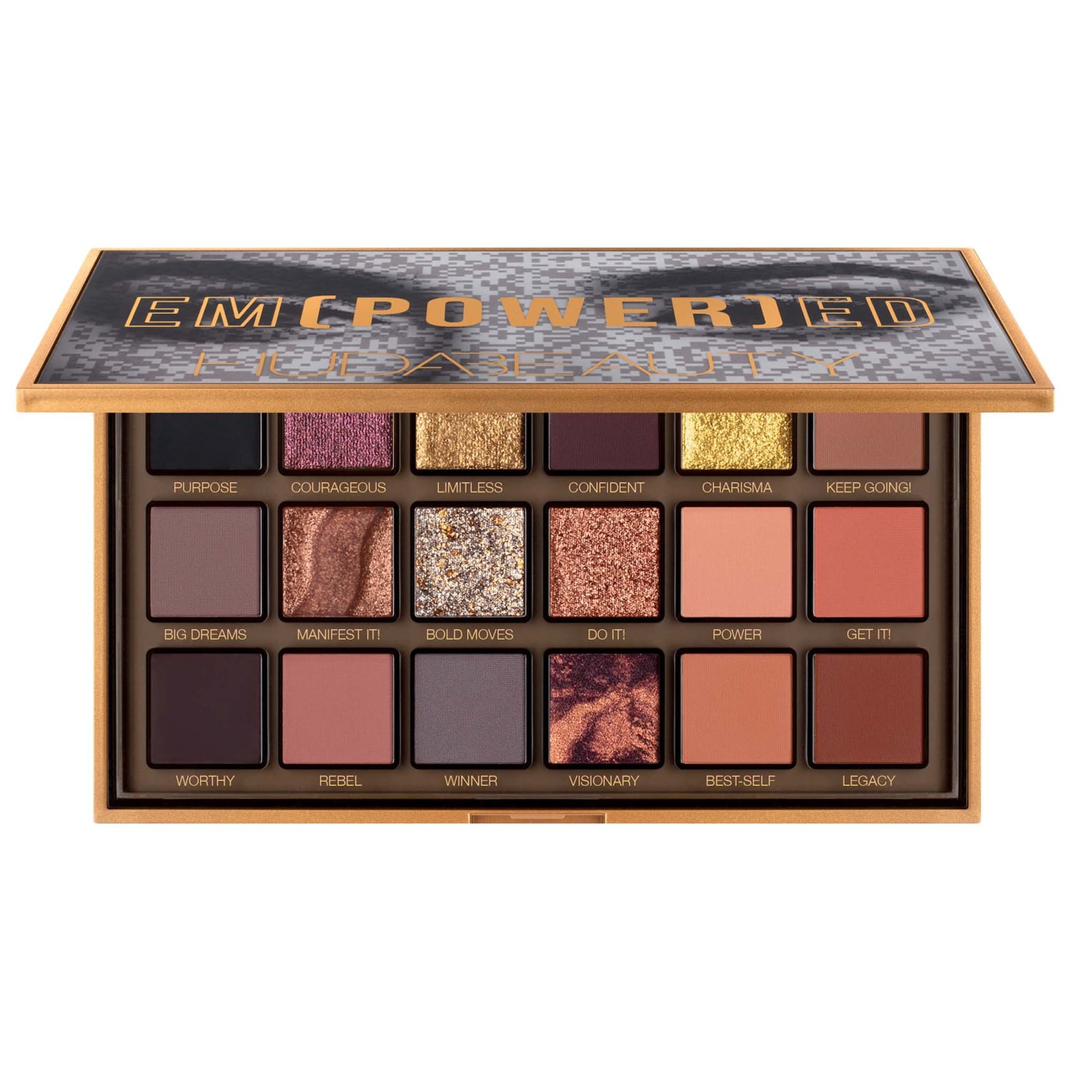 Палетка теней Huda Beauty Empowered