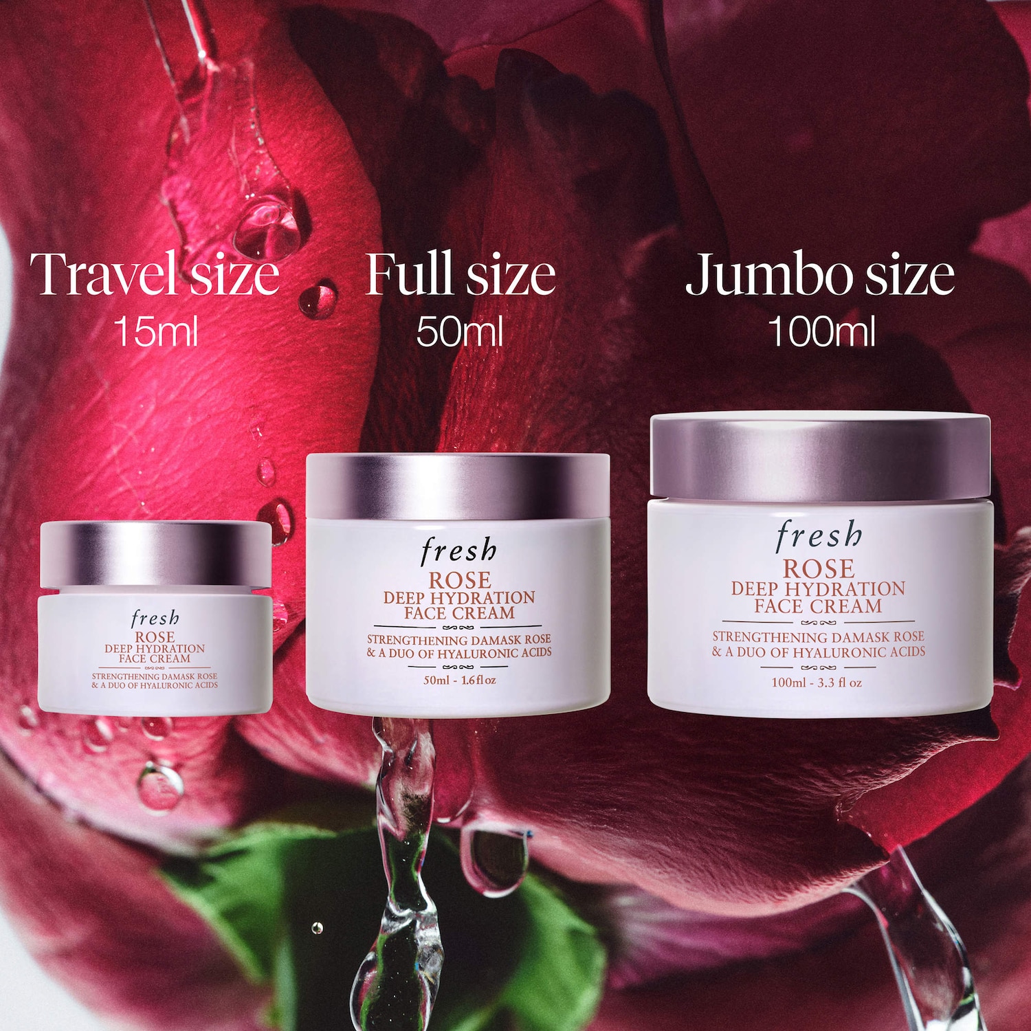 Rose & Hyaluronic Acid Deep Hydration Moisturizer