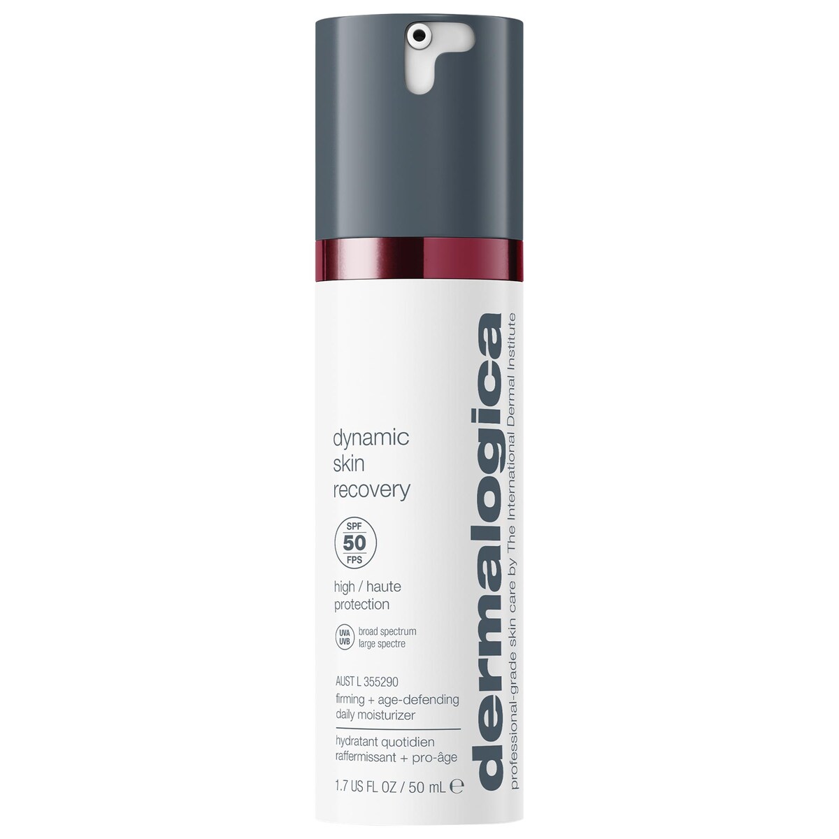 Dermalogica Dynamic Skin Recovery SPF50 — Anti-Aging Moisturizer with Broad Spectrum Sunscreen | No White Cast | For Normal to Dry Skin