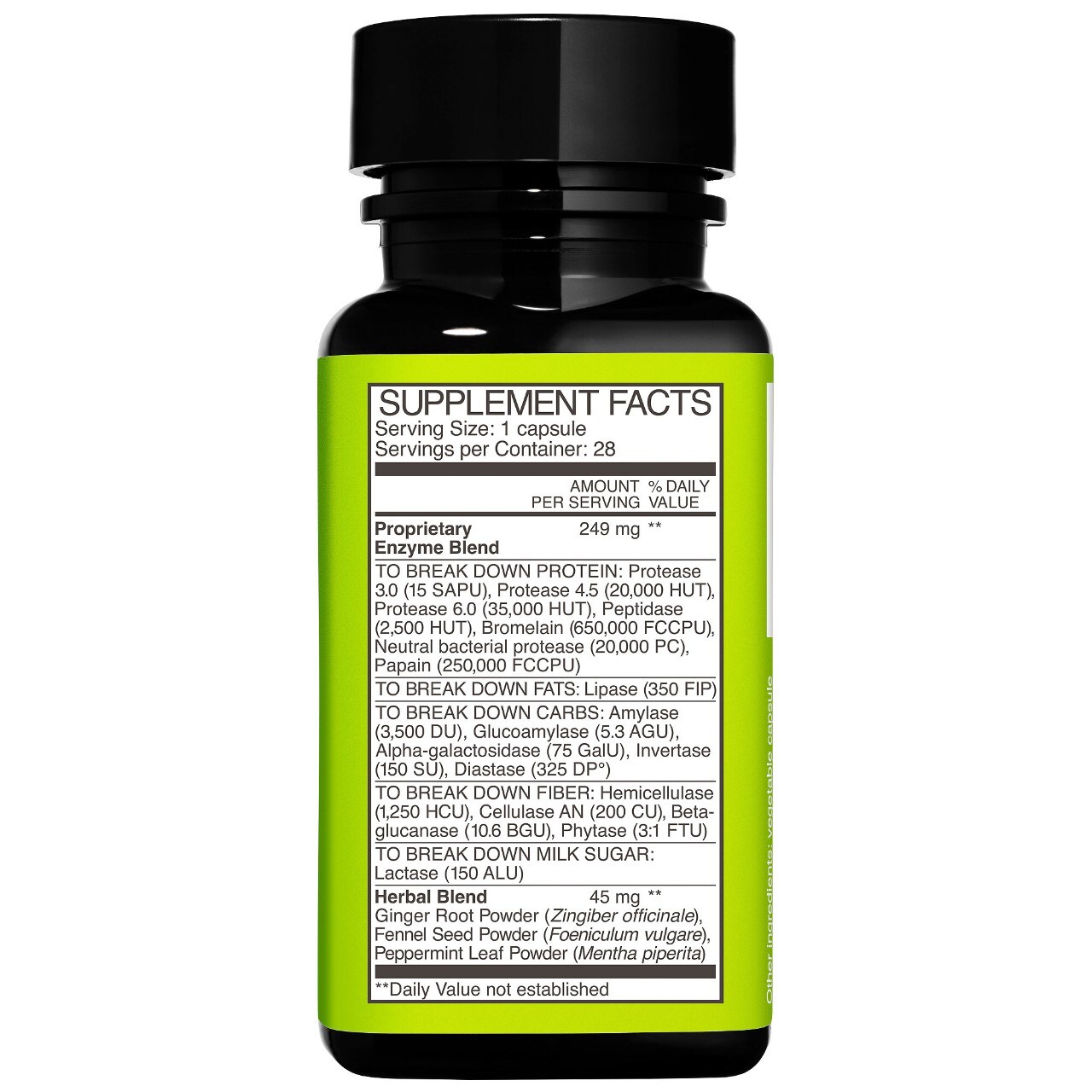 HUM Nutrition Flatter Me Digestive Enzyme Supplement Pacific City