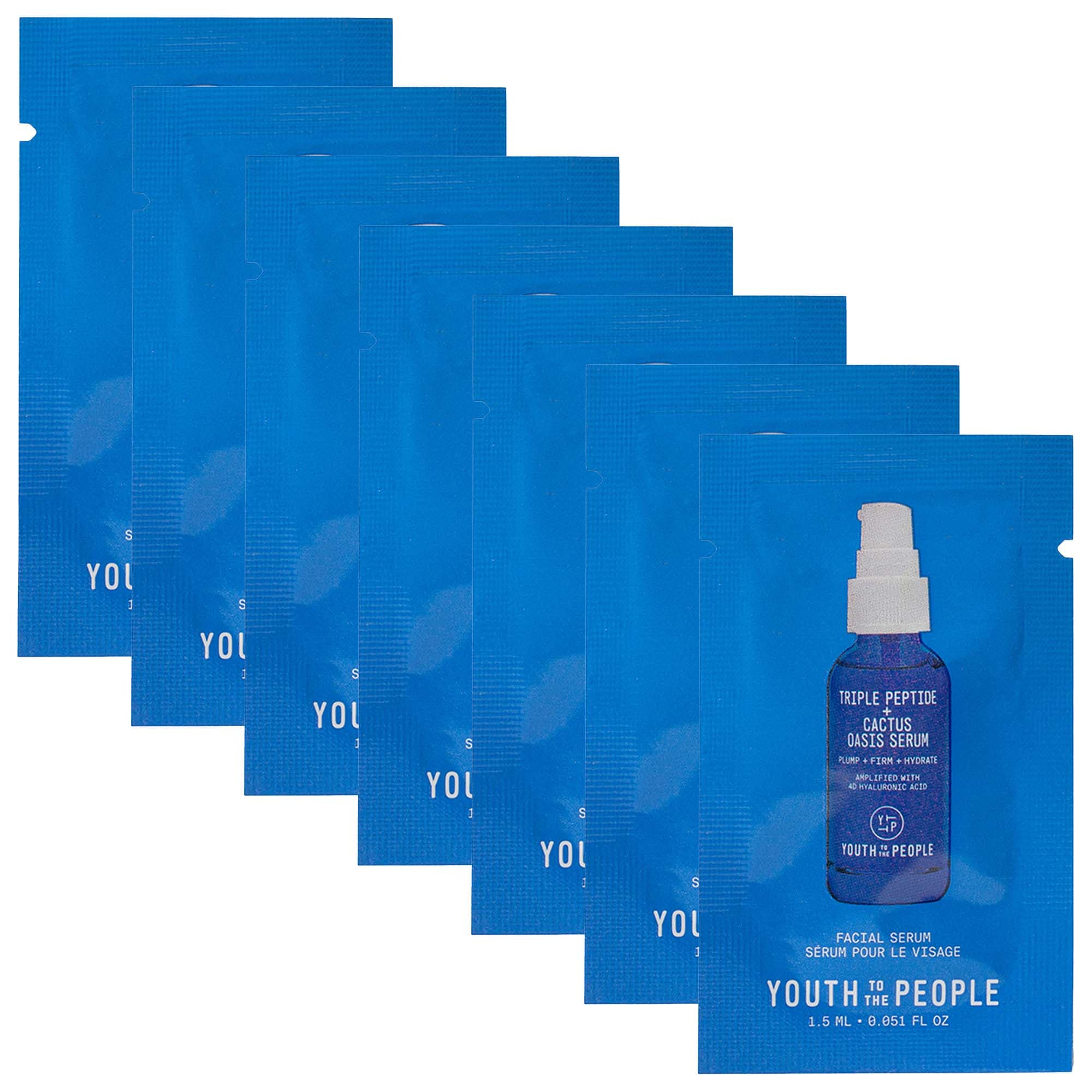 Triple Peptide + Cactus Oasis Serum 7 Day Challenge - Youth To The People |  Sephora
