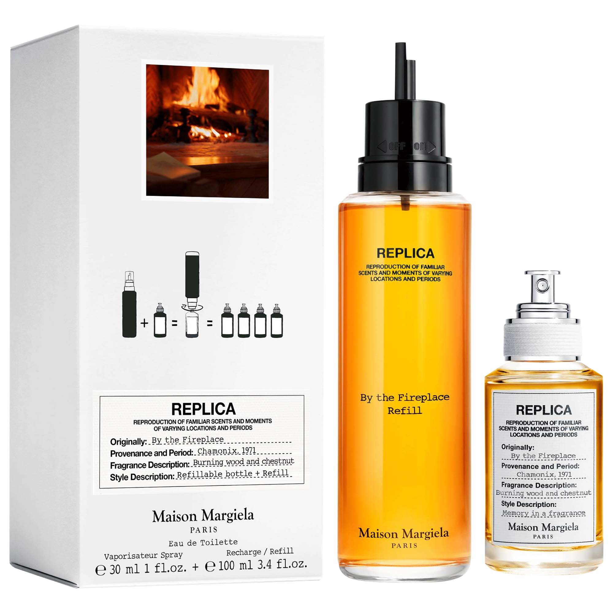 ’REPLICA’ By the Fireplace Refill Set