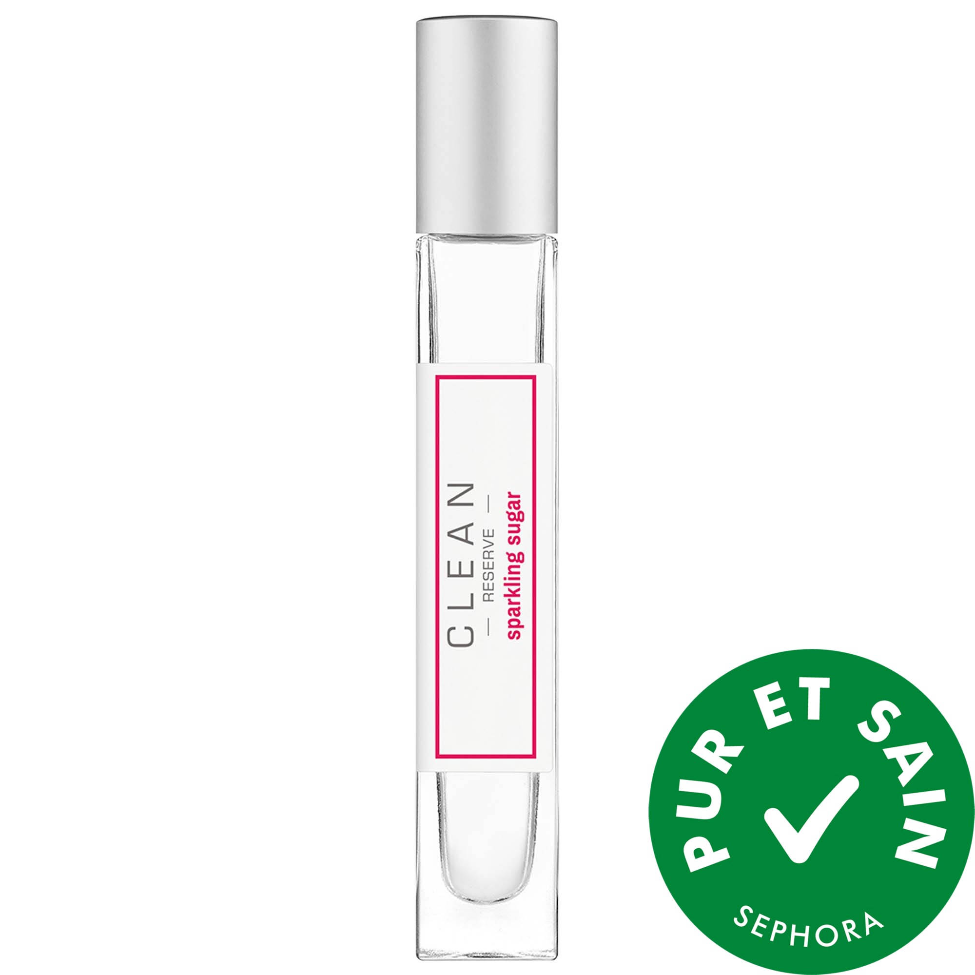 CLEAN RESERVE Eau de parfum Sparkling Sugar avec pêche en vaporisateur de voyage 0.33 oz / 10 mL eau de parfum vaporisateur