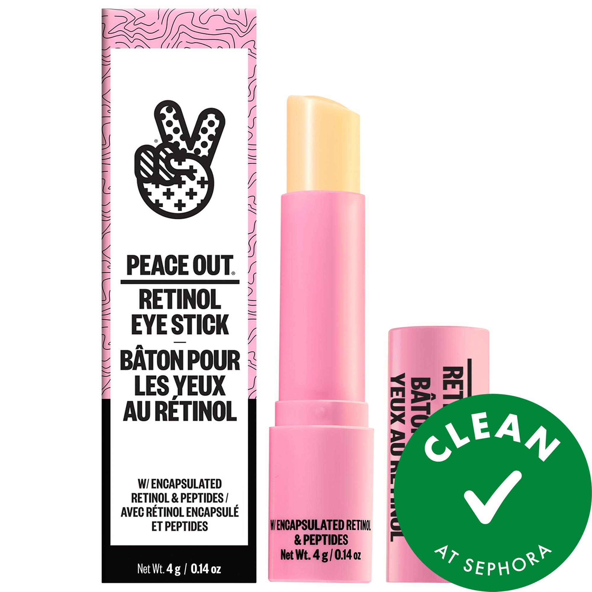 Peace Out Retinol Eye Stick 0.14 oz / 4 g