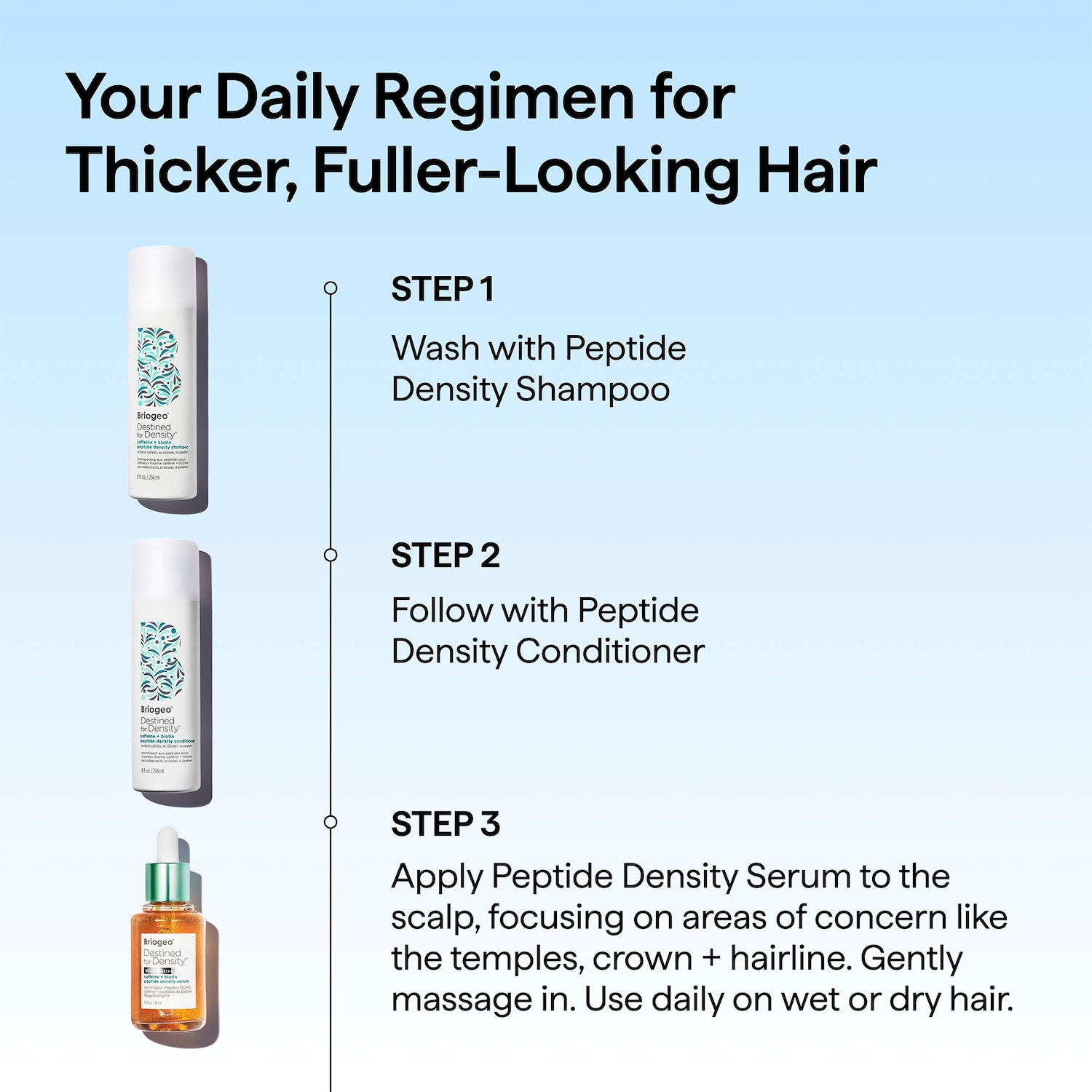 Destined For Density™ Peptide Shampoo for Thicker, Fuller Hair