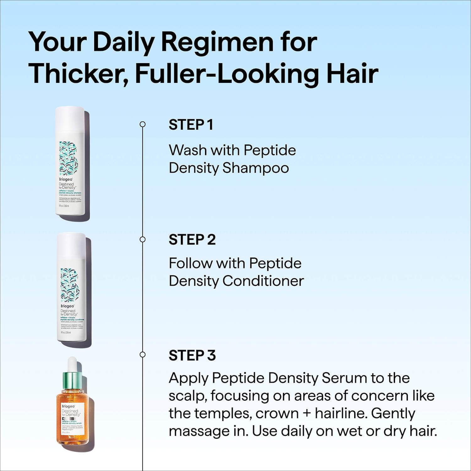 Destined for Density™ Peptide Hair Serum for Thicker, Fuller Hair