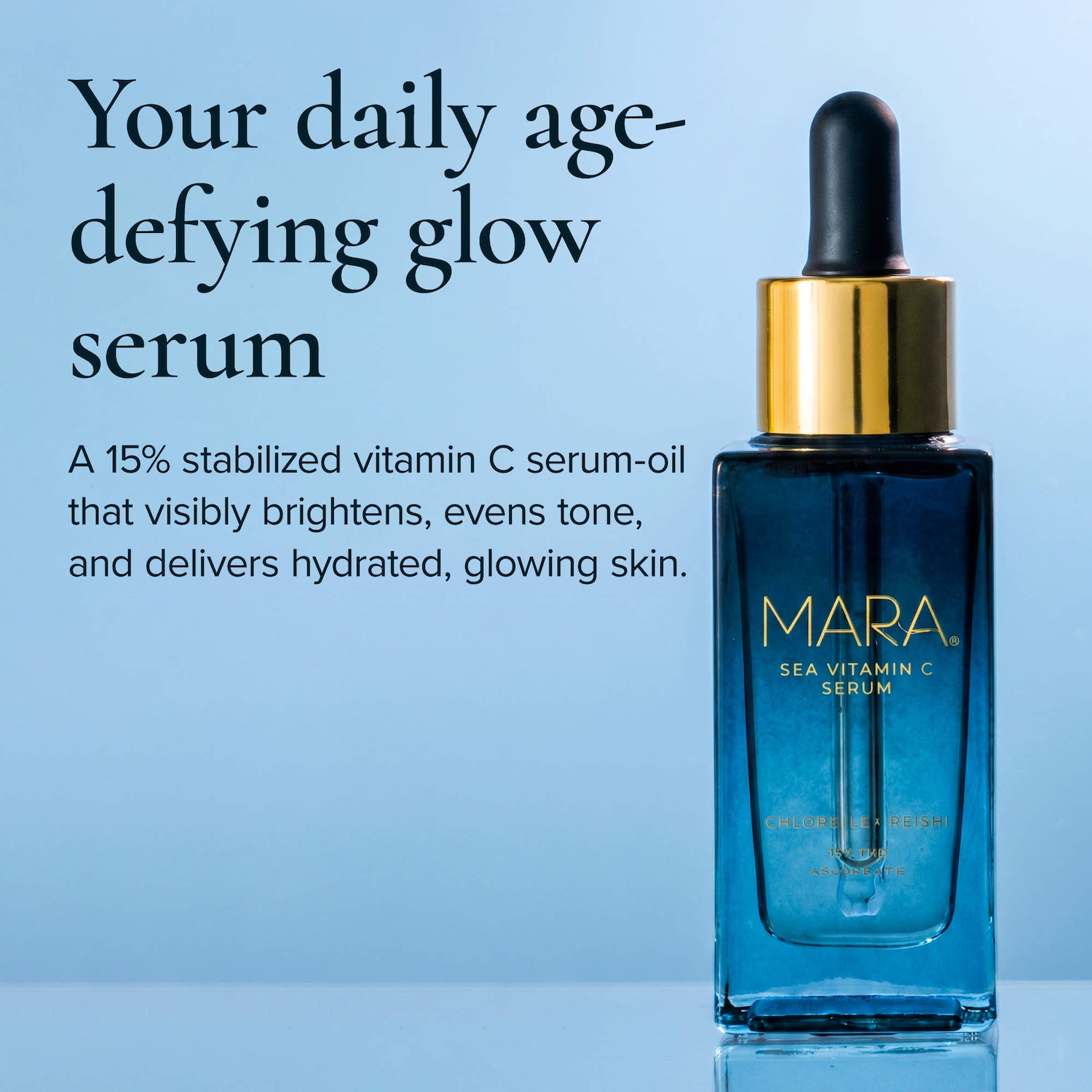 Sea Vitamin C Serum for Brightening Dark Spots & Redness with