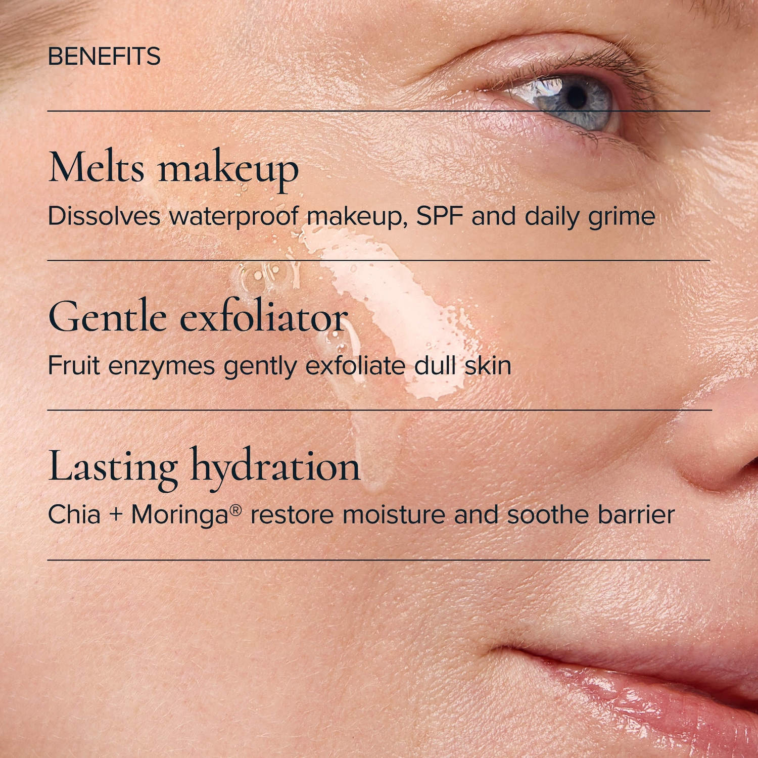 Algae Enzyme Cleansing Oil Makeup Remover with Chia + Moringa