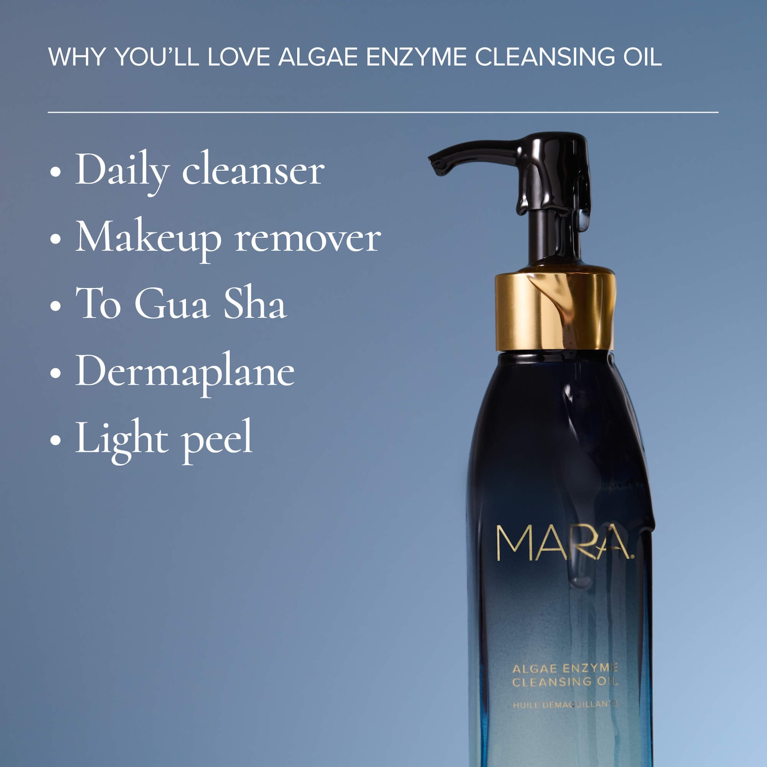 Algae Enzyme Cleansing Oil Makeup Remover with Chia + Moringa