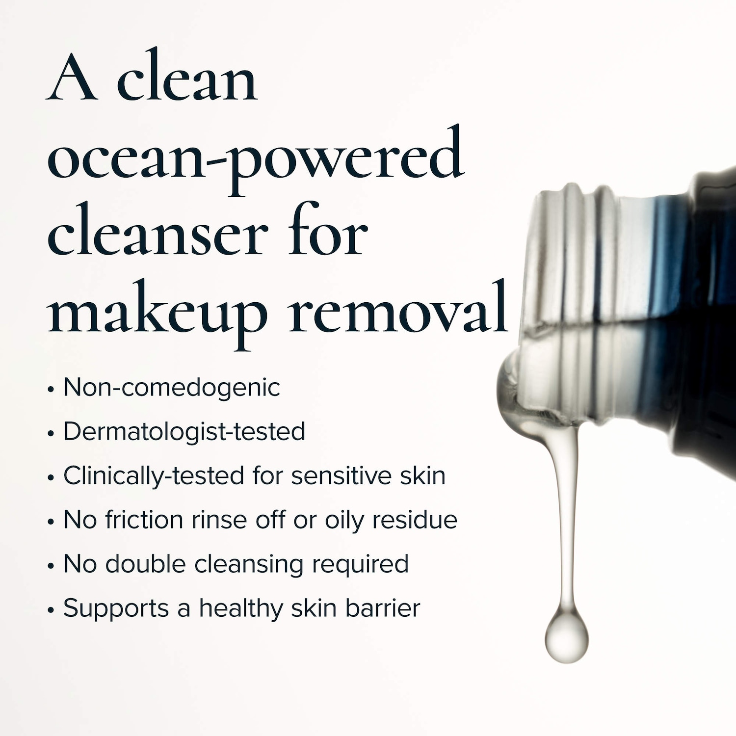 Algae Enzyme Cleansing Oil Makeup Remover with Chia + Moringa