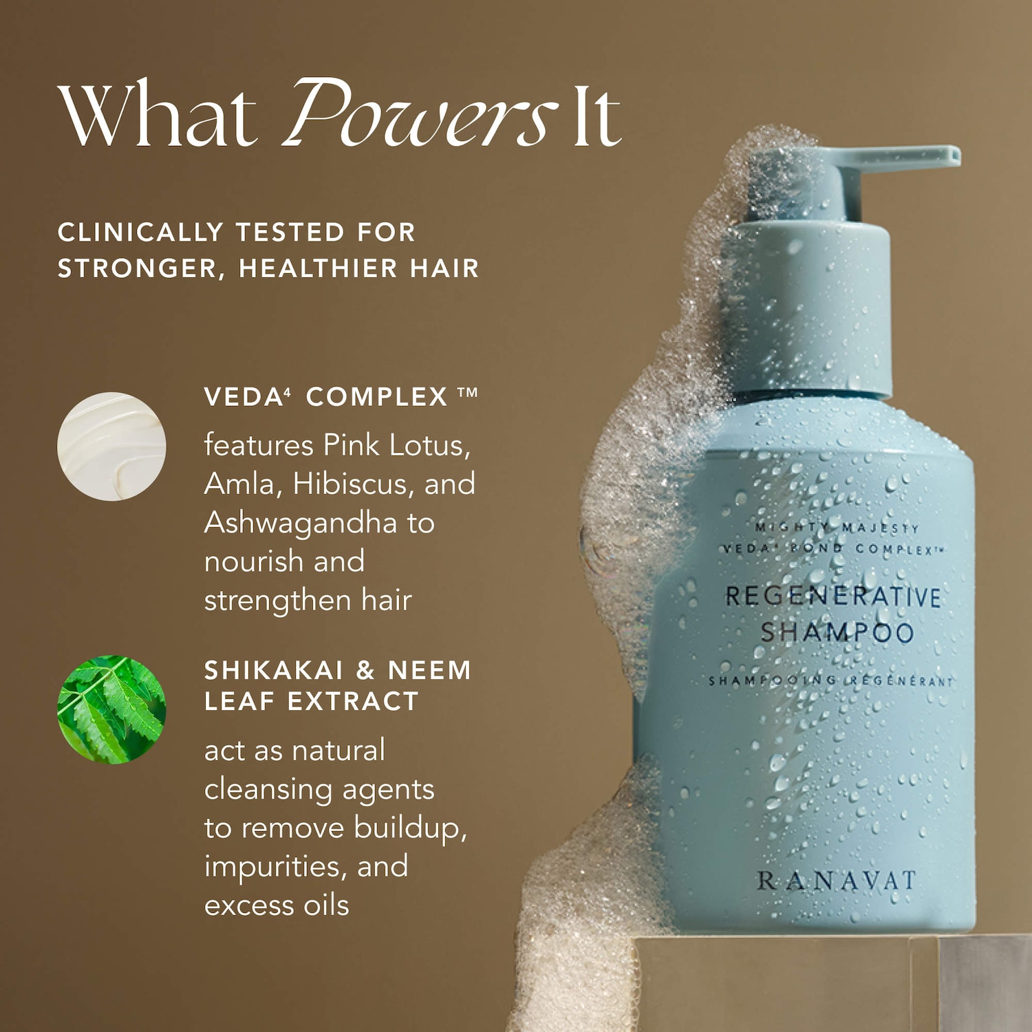 Regenerative Veda⁴ Bond Repair Shampoo - Mighty Majesty