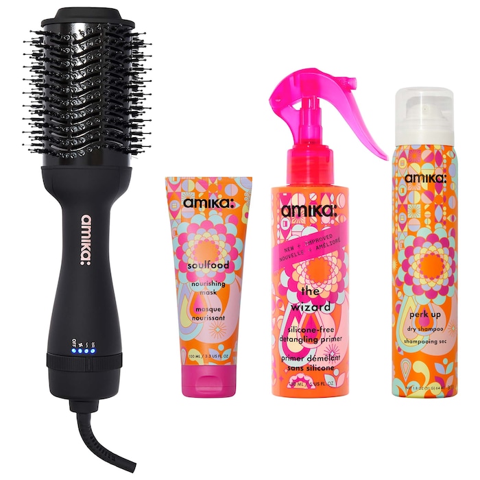 Start to Finish Blow Dryer Brush Hair Set amika Sephora