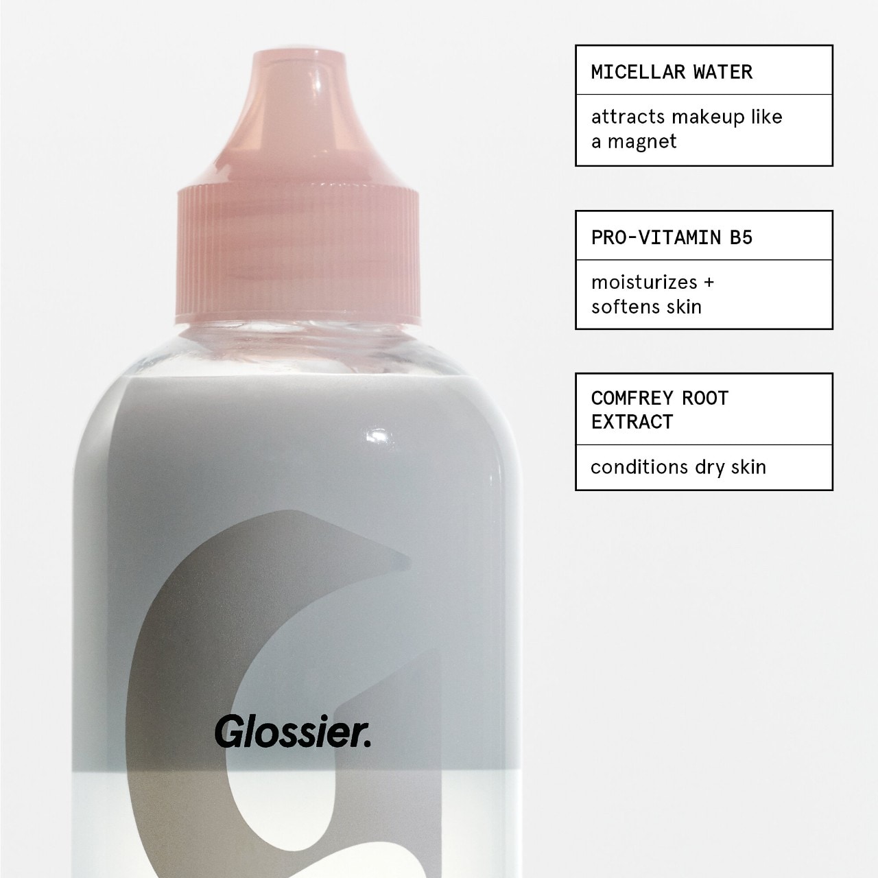 Двухфазное водостойкое средство для снятия макияжа Glossier Milky Oil — фото 4