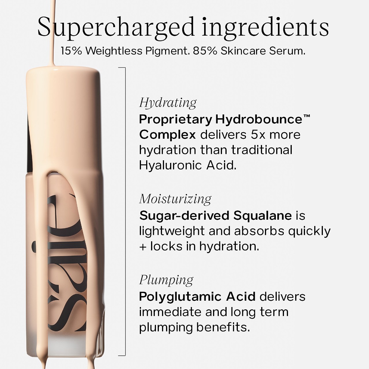 Тональное средство Saie Glowy Super Skin Tint с гиалуроновой кислотой — фото 7