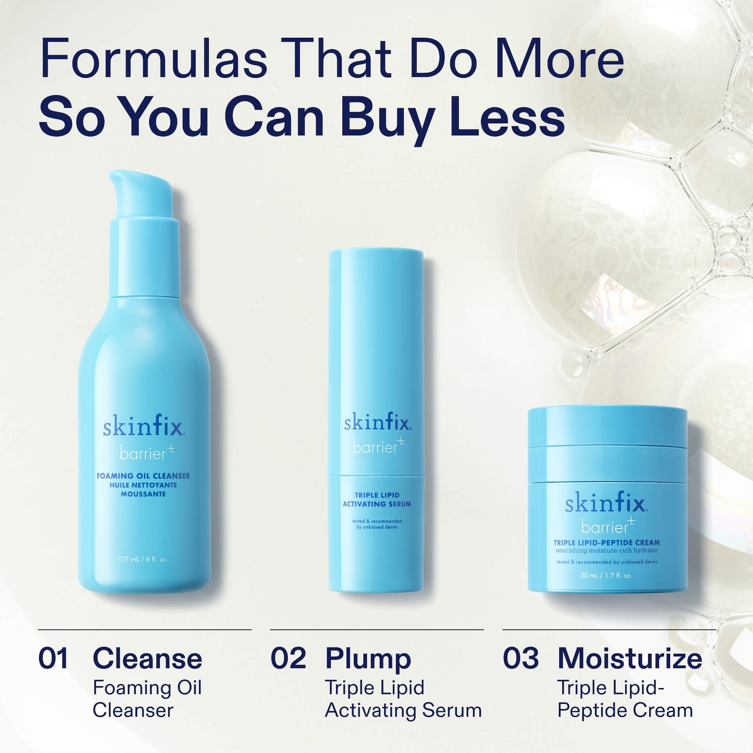 barrier+ Triple Lipid Activating Serum With Plumping Peptides and