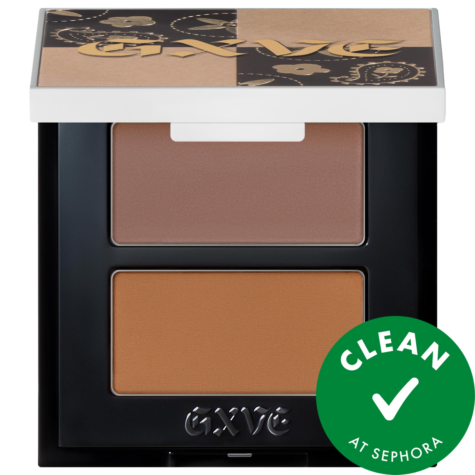 Thumbnail of GXVE BY GWEN STEFANI Pick It Up Cream Contour & Talc-Free Powder Bronzer Duo Smokin'