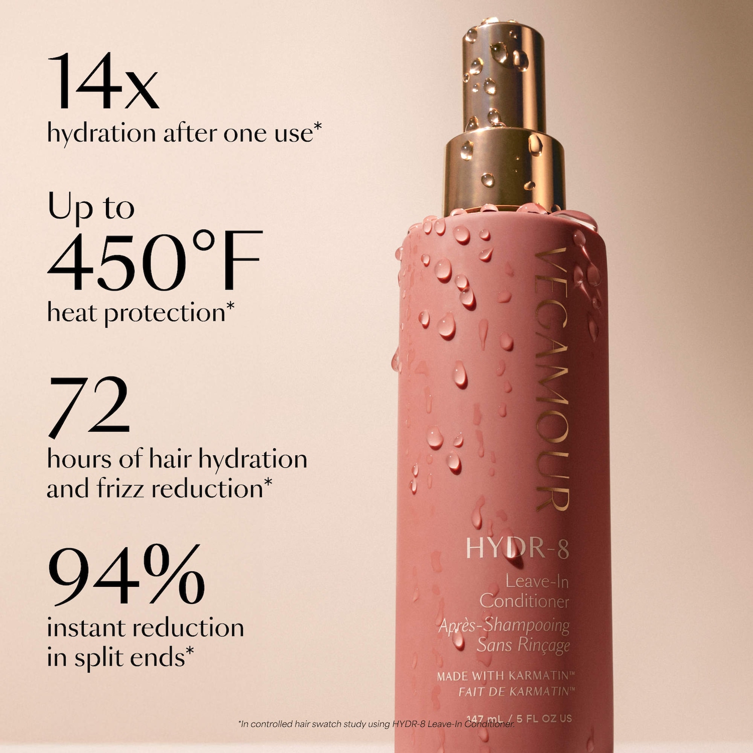Detangling and Frizz Reducing HYDR-8 Leave-In Conditioner
