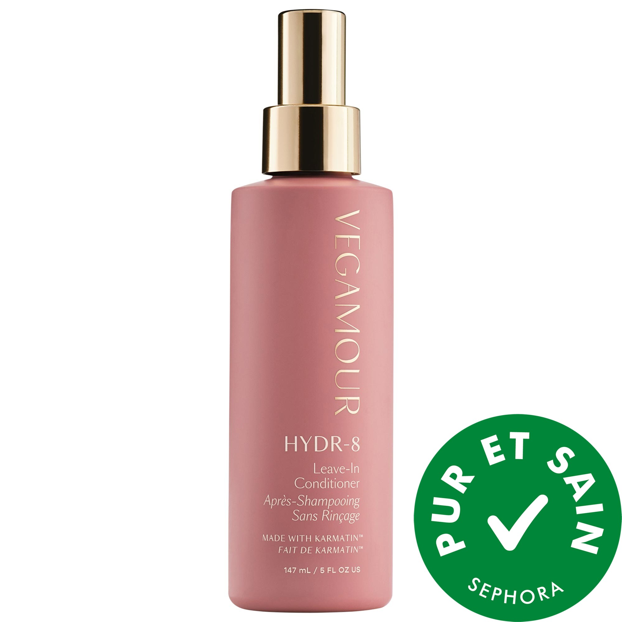 Vegamour Revitalisant sans rinçage HyDR-8 démêlant et réduisant les frisottis 5 oz / 147 ml