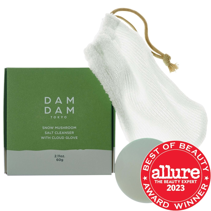 Snow Mushroom Pore Cleanser with Exfoliating Glove
