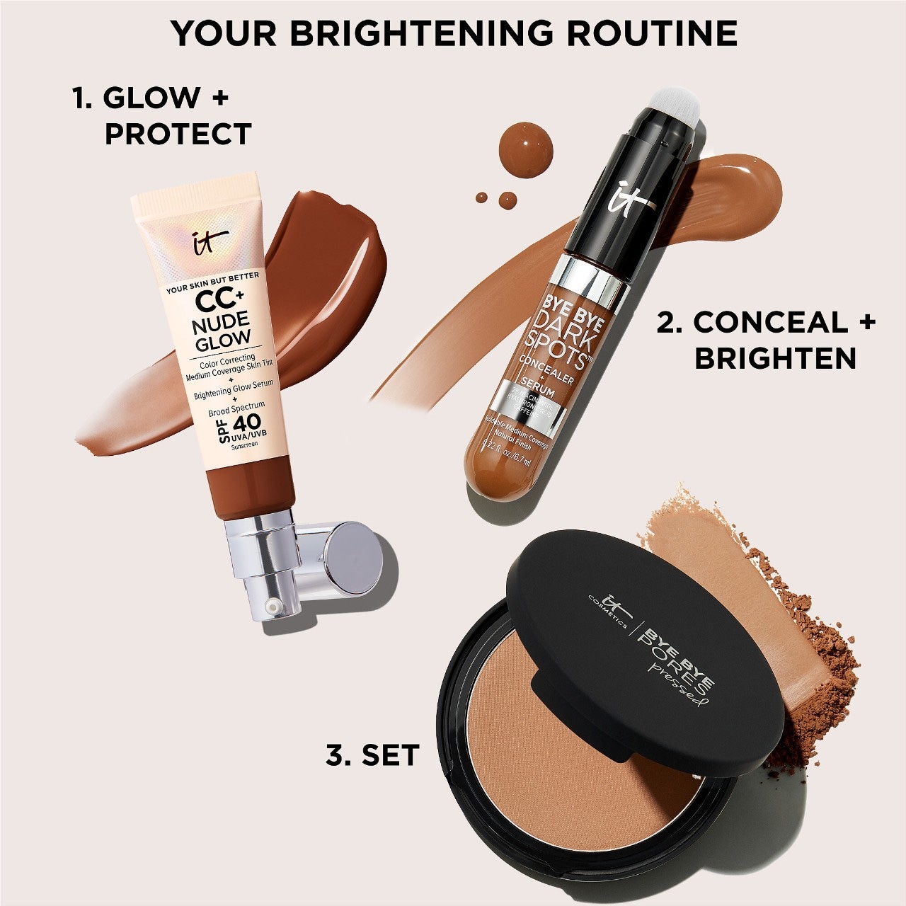 Anticernes et sérum Bye Bye Dark Spots avec niacinamide acide hyaluronique