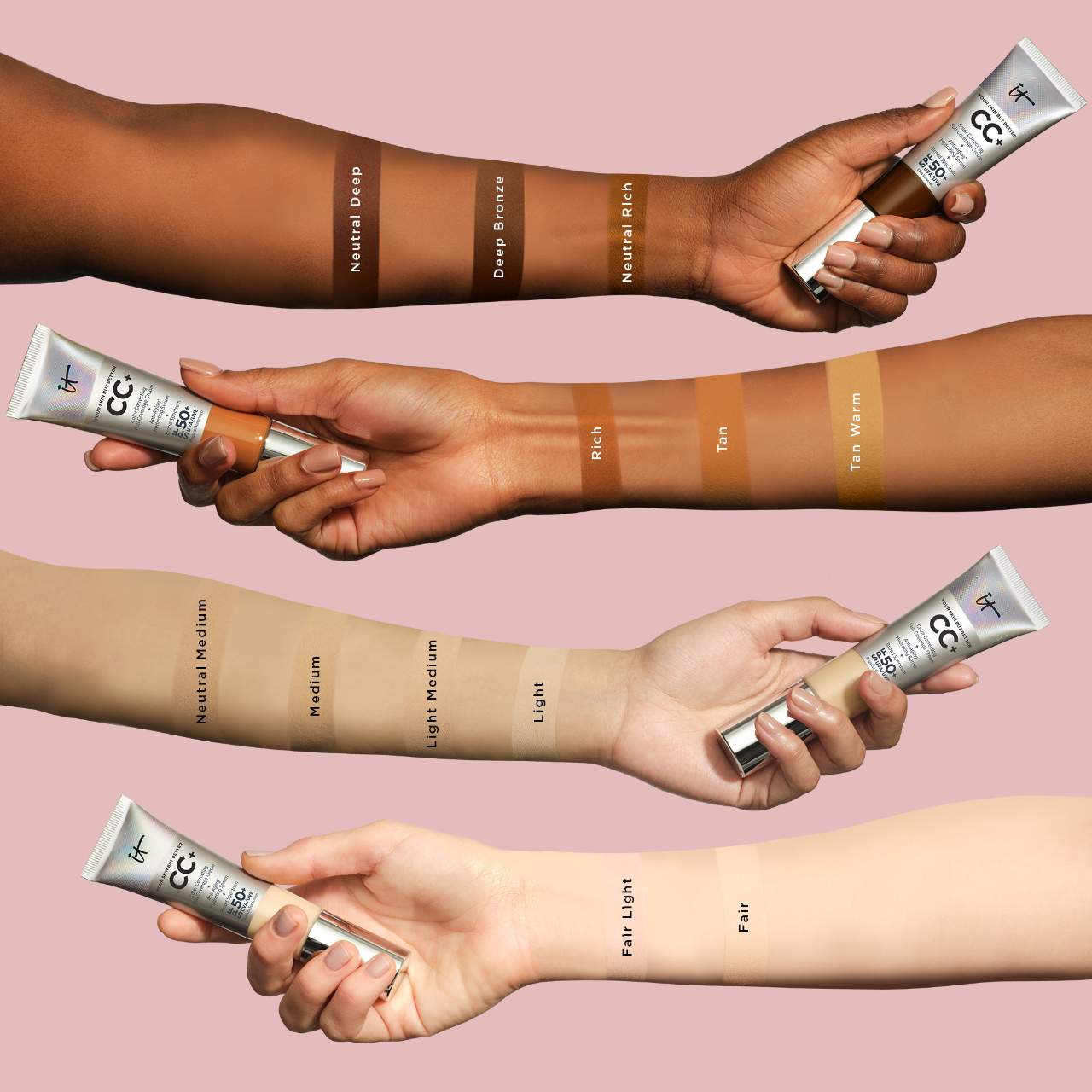 CC+ Cream Full Coverage Color Correcting Foundation with SPF 50+