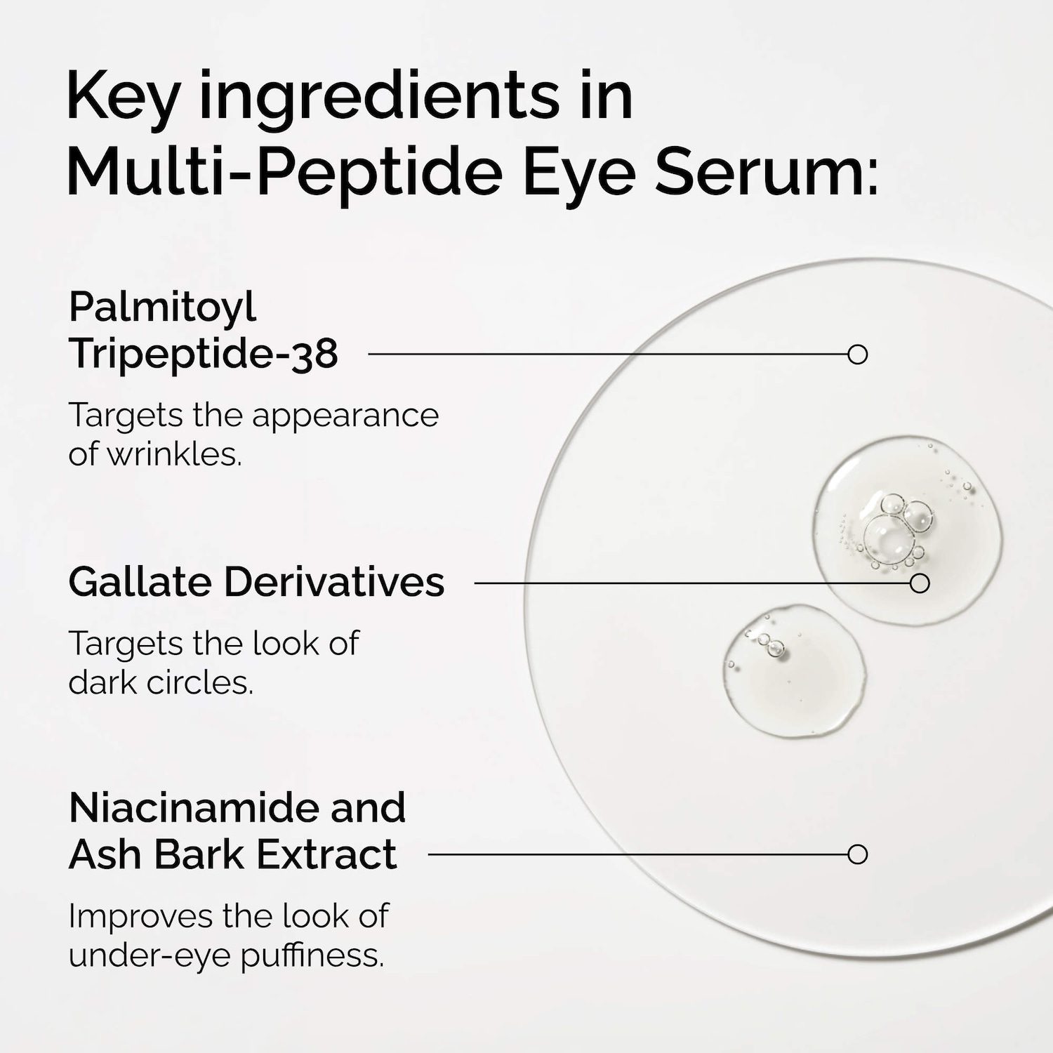 Sérum contour des yeux multi-peptides