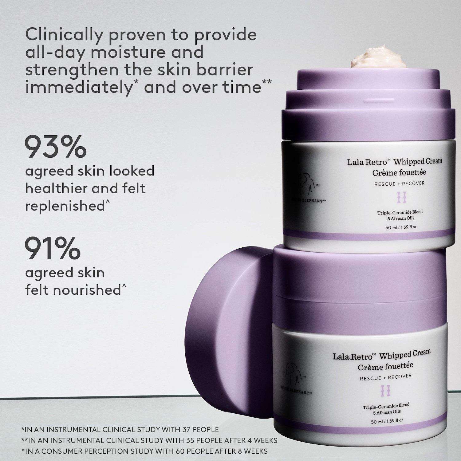 Lala Retro™ Nourishing Whipped Refillable Moisturizer with Ceramides
