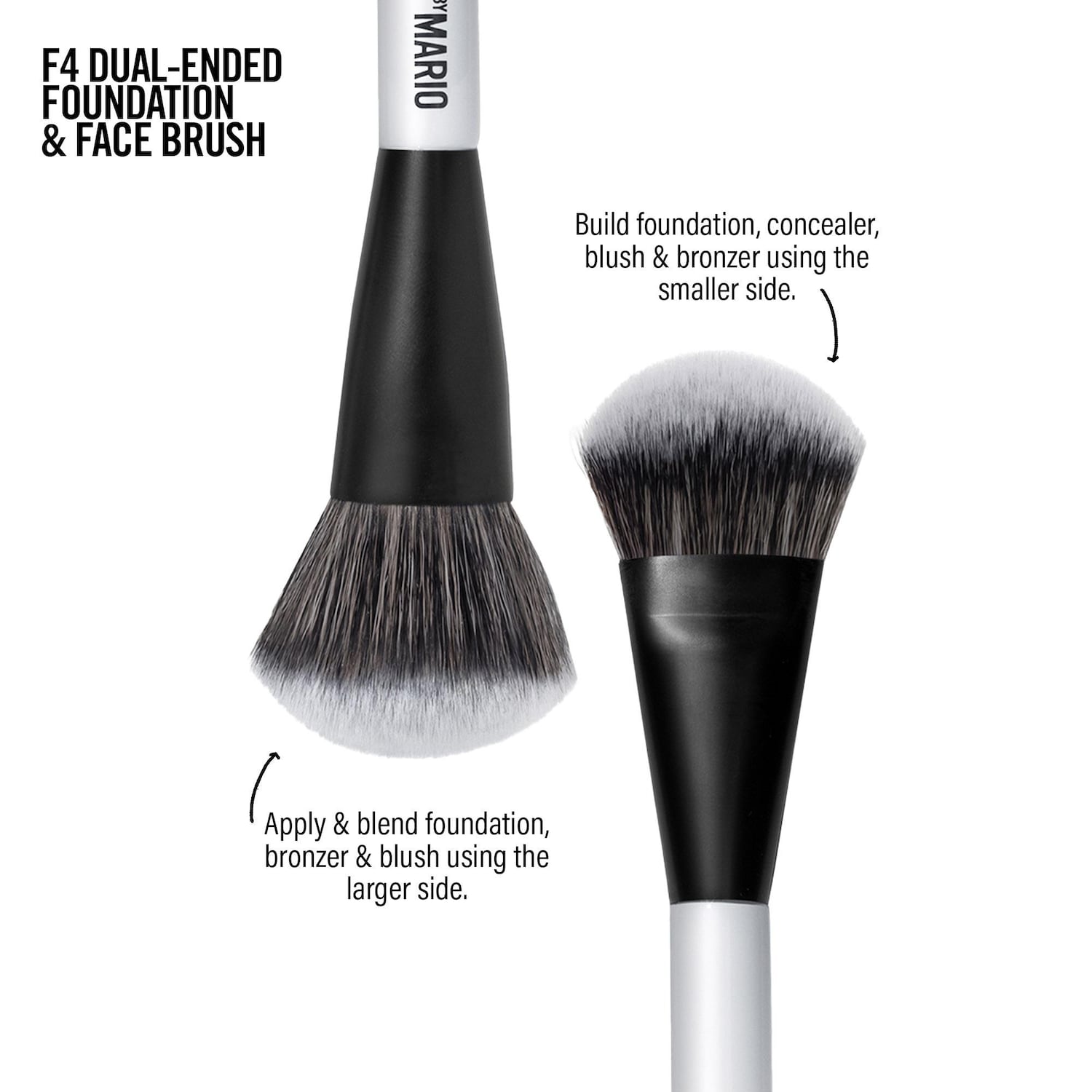 Makeup by Mario F4 Foundation and Face Brush - Thumbnail 2
