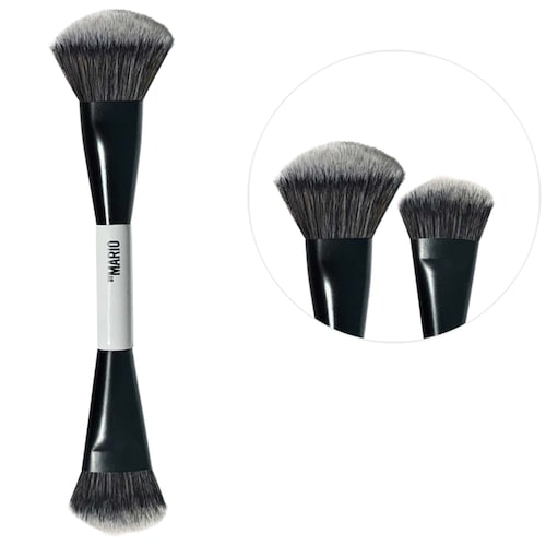 Двусторонняя кисть для тональной основы и лица Makeup By Mario F4
