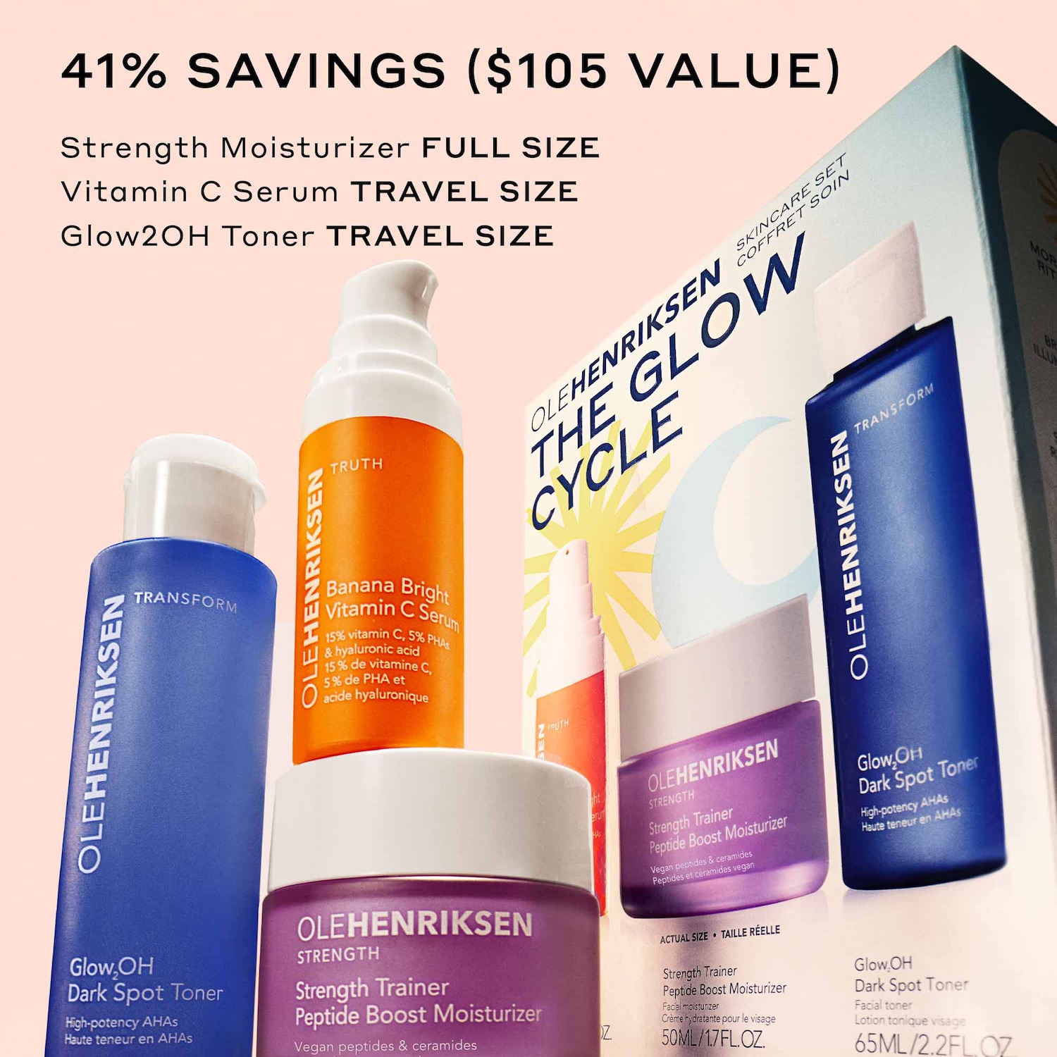 The Glow Cycle Skincare Set - OLEHENRIKSEN | Sephora