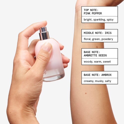 The scent of Glossier's Eau de Parfum is characterized by its subtle yet addictive nature. Unlike traditional perfumes, it aims to enhance one's natural scent rather than overpower it. This fragrance is designed to blend with your individual chemistry, resulting in a personalized and captivating aroma that is distinctly your own.