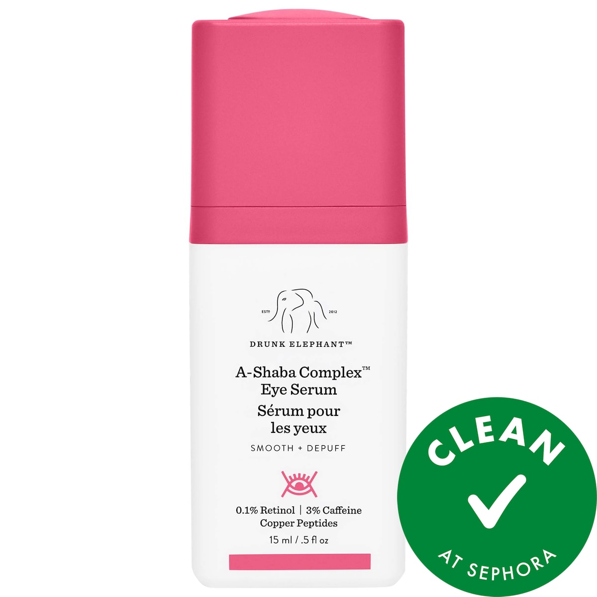 Drunk Elephant A-Shaba Complex Retinol Eye Serum with Caffeine and Copper Peptides