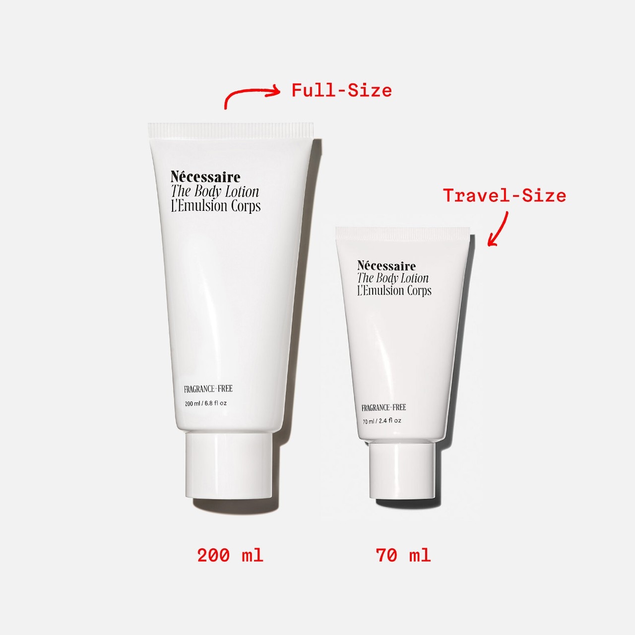 Мини-упругий лосьон для тела Nécessaire The Body Lotion с 5 пептидами и 2,5% ниацинамида — фото 5