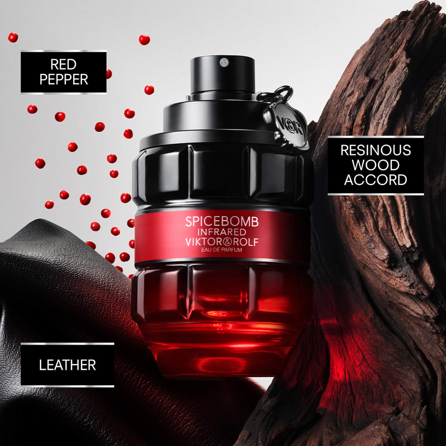 Eau de parfum Spicebomb Infrared avec cuir et boisé