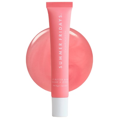 Summer Fridays - Lip Butter Balm Treatment for Hydration + Nourishing Shine Pink Sugar - sheer light pink .5 oz / 15 g Summer Fridays Lip Butter Balm Treatment for Hydration + Nourishing Shine allure 2024 Best of Beauty Award Winner