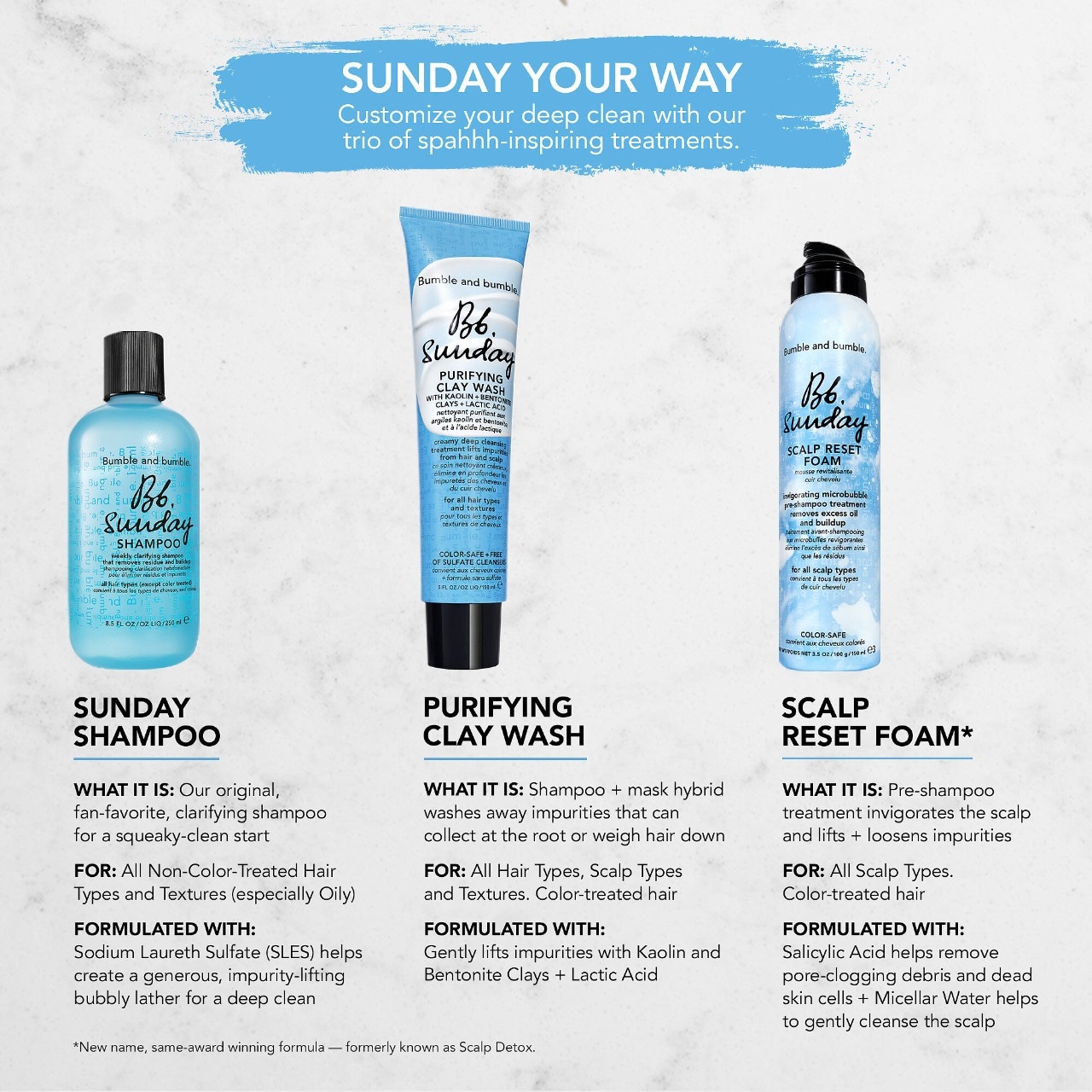 Sunday Scalp Reset Foam Pre Shampoo