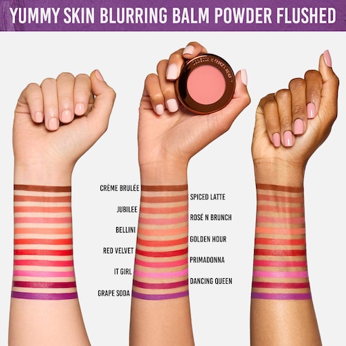 Yummy Skin Blurring Balm Powder Flushed - Matte Color for Cheek & Lip