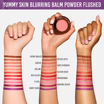 Yummy Skin Blurring Balm Powder Flushed - Matte Color for Cheek & Lip
