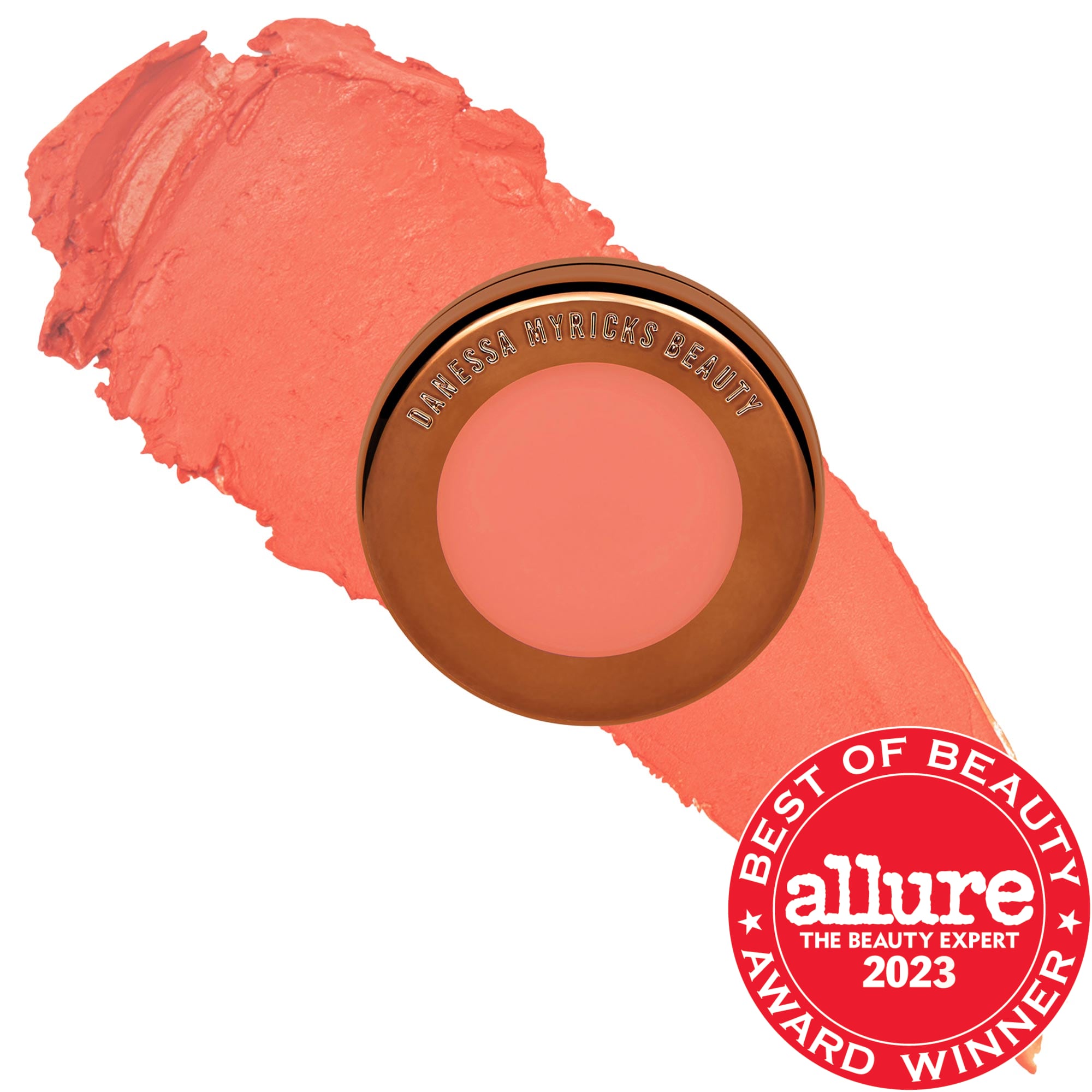 Danessa Myricks Beauty Yummy Skin Blurring Balm Powder Flushed - Matte Color for Cheek & Lip 0.21 oz