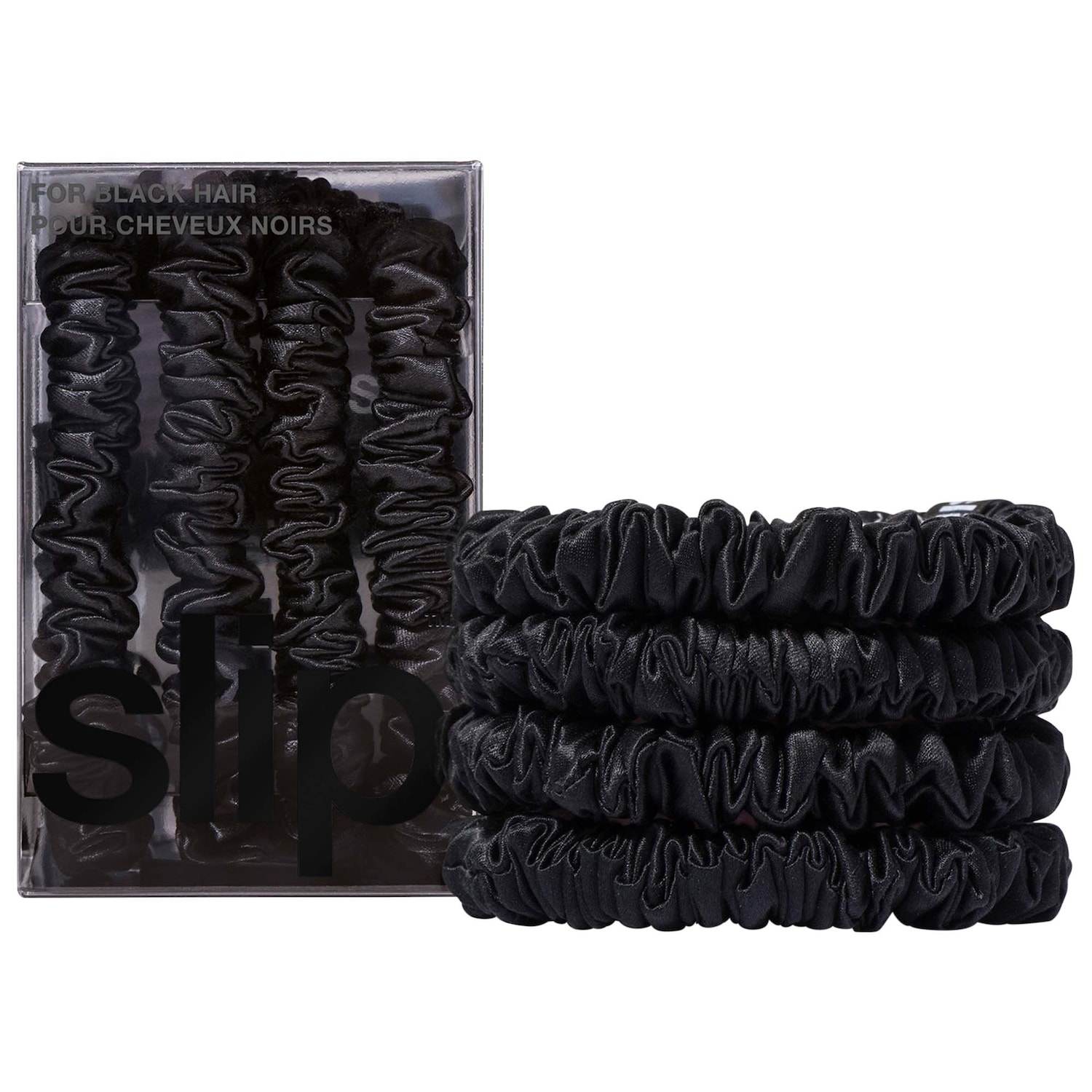 Аксессуары для волос Slip Slipsilk™ Skinny Scrunchies - 4 pack — фото 1