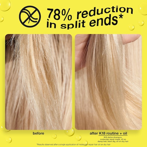 K18 Biomimetic Hairscience Molecular Repair Hair Oil in 1 oz / 30 mL Image 6