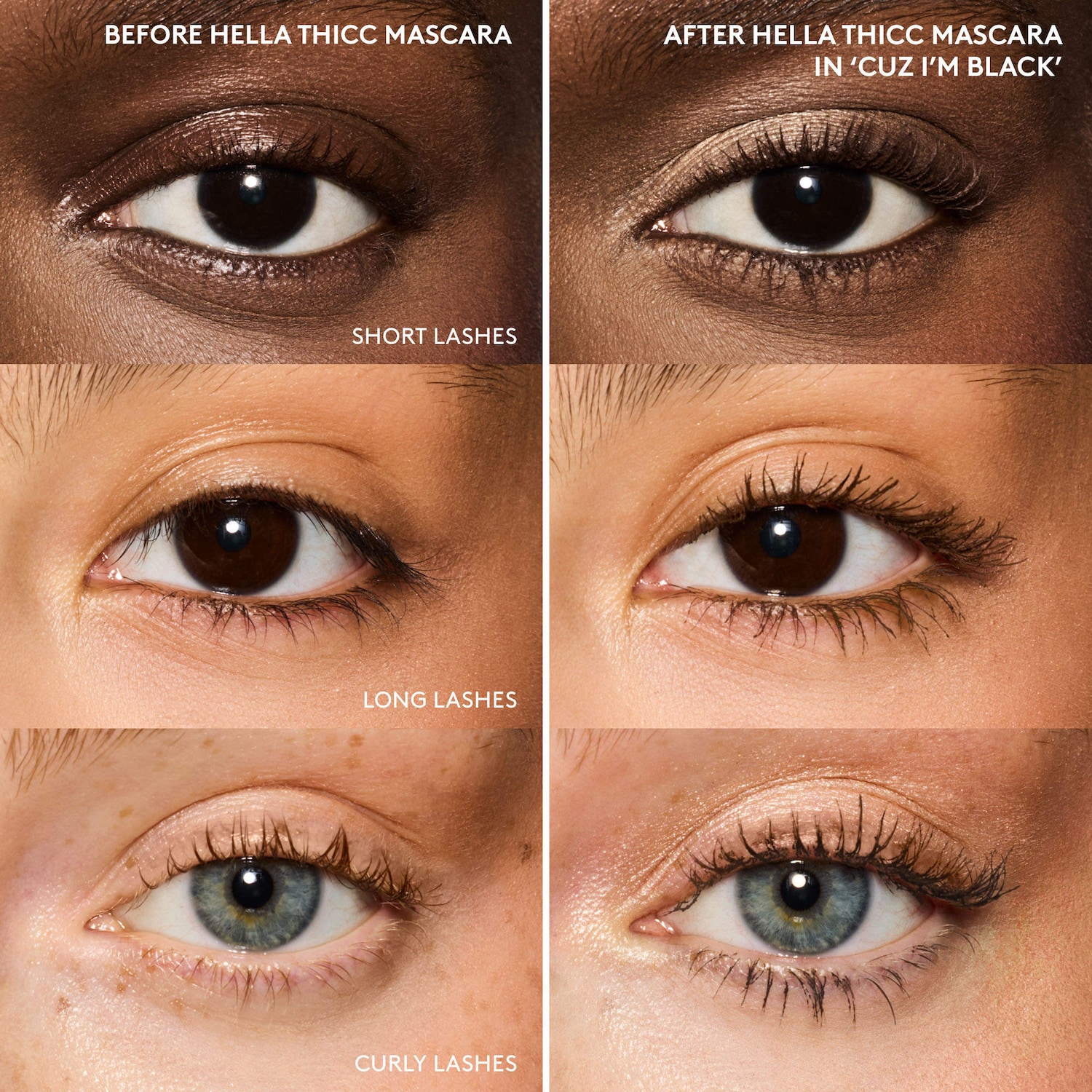 Hella Thicc Volumizing Mascara - Fenty Beauty by Rihanna | Sephora