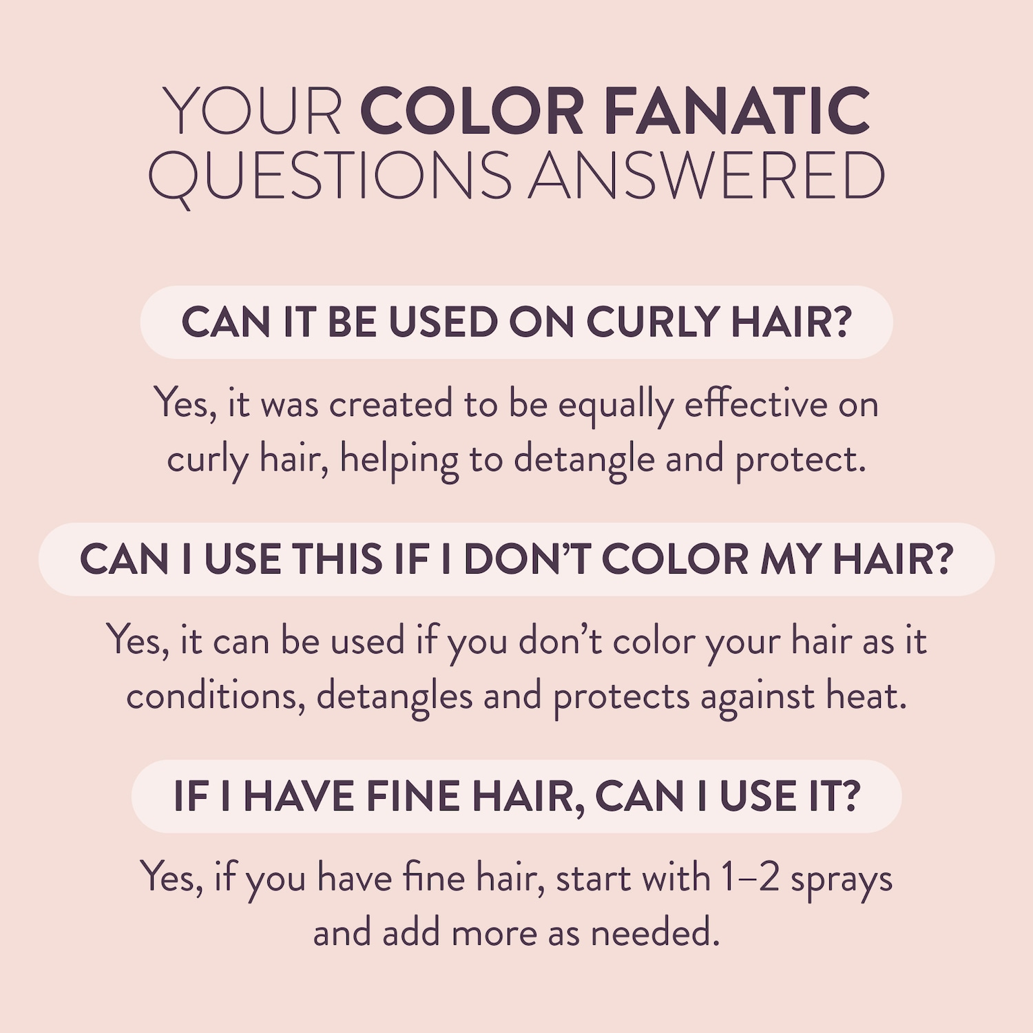 Color Fanatic Heat Protectant Leave-In Conditioner