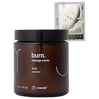 maude - burn - jojoba oil massage candle