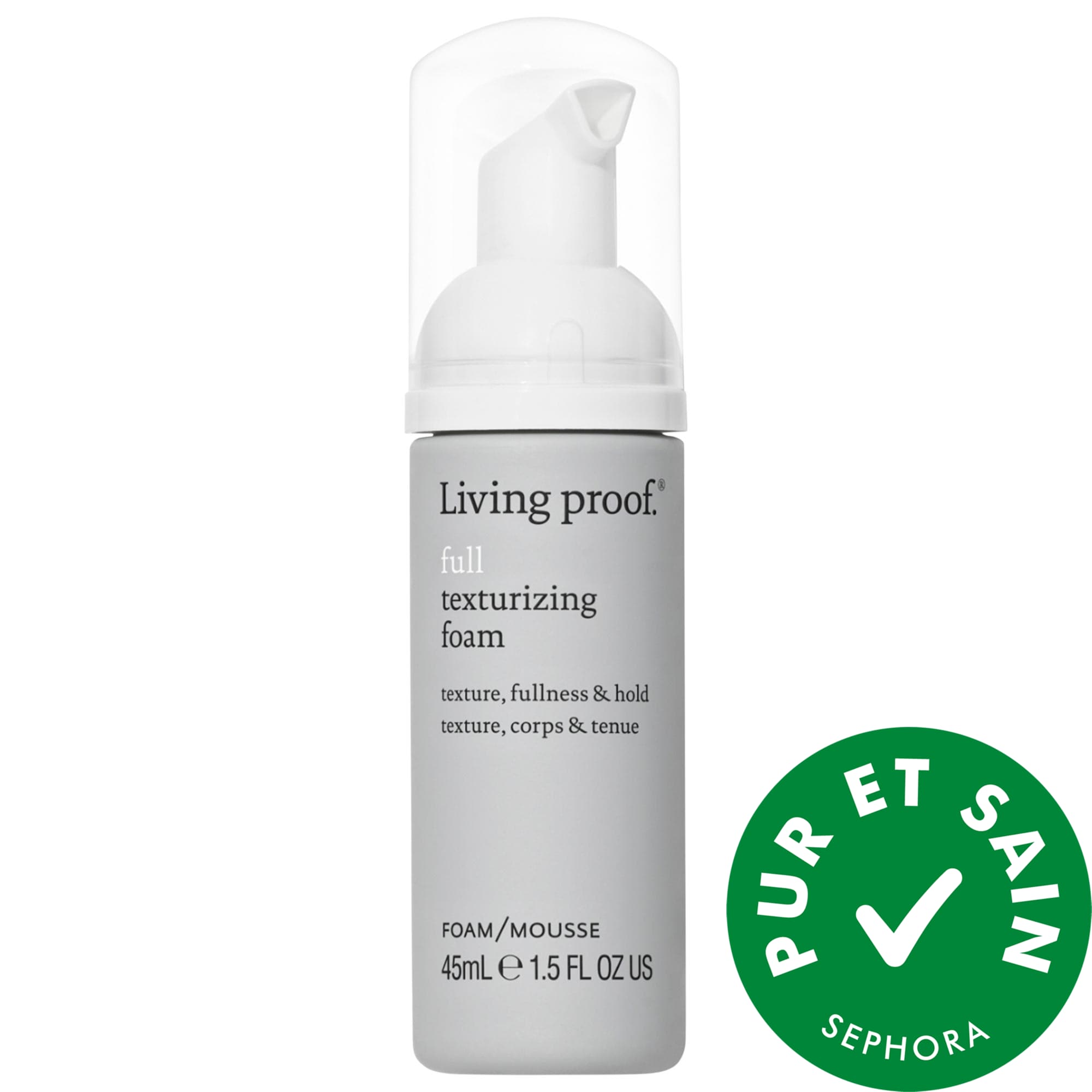 Living Proof Minimousse texturisante pour cheveux 1.5 oz / 45 ml