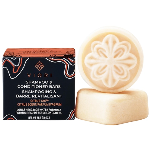 Мини-набор твёрдых шампуня и кондиционера Viori Citrus Yao