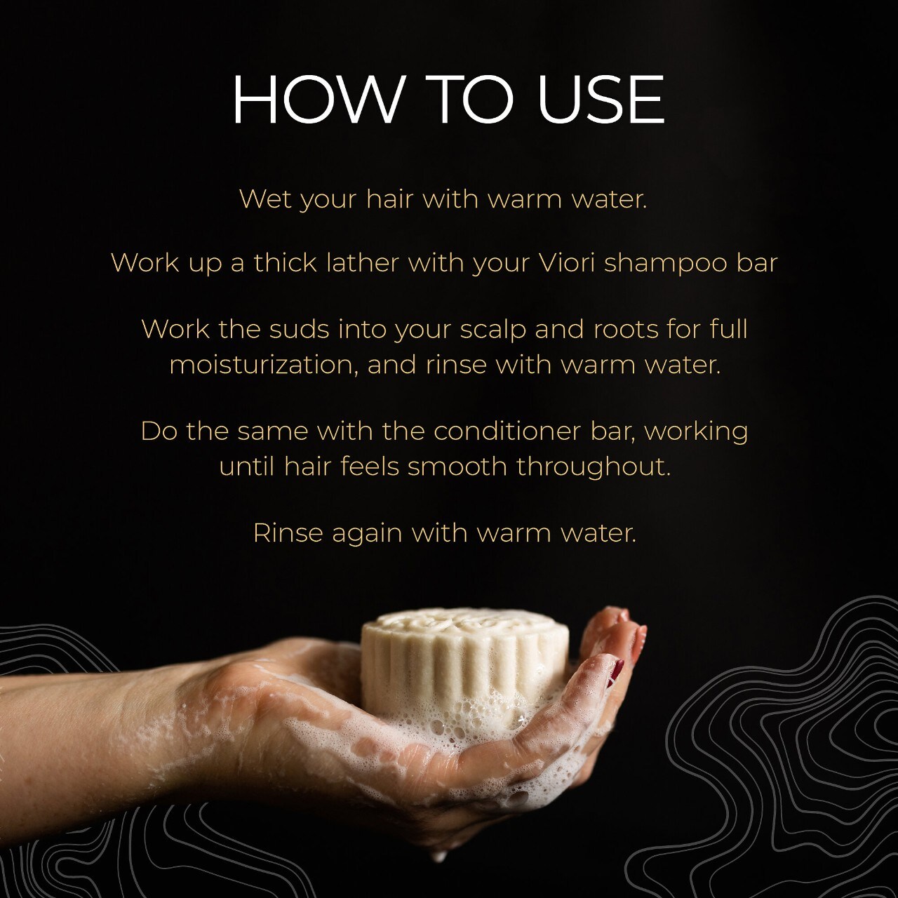 Viori Mini Hidden Waterfall Shampoo & Conditioner Bar Set The Summit
