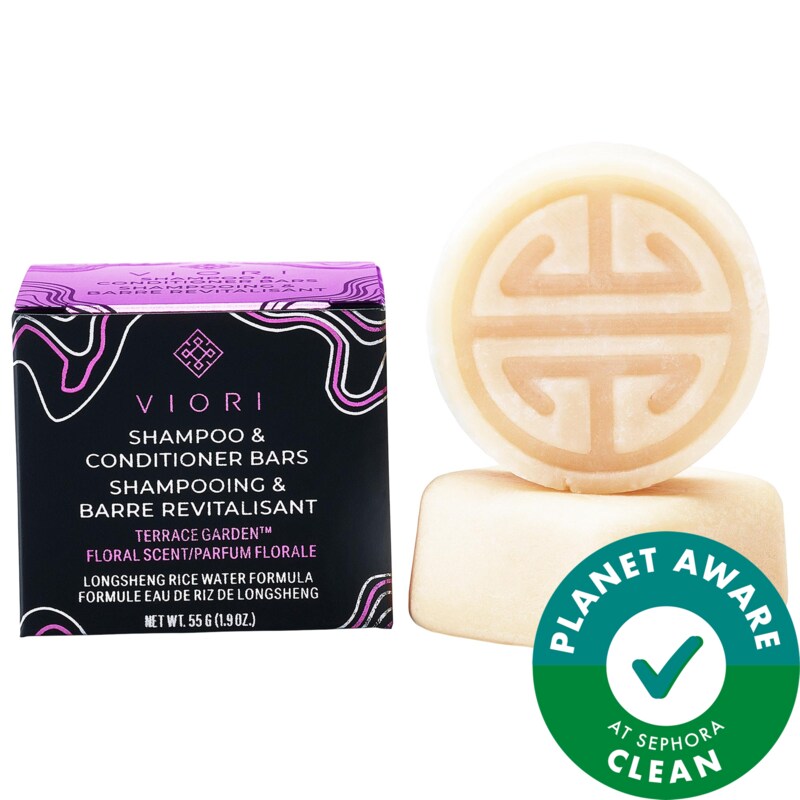 Mini Terrace Garden Shampoo & Conditioner Bar Set