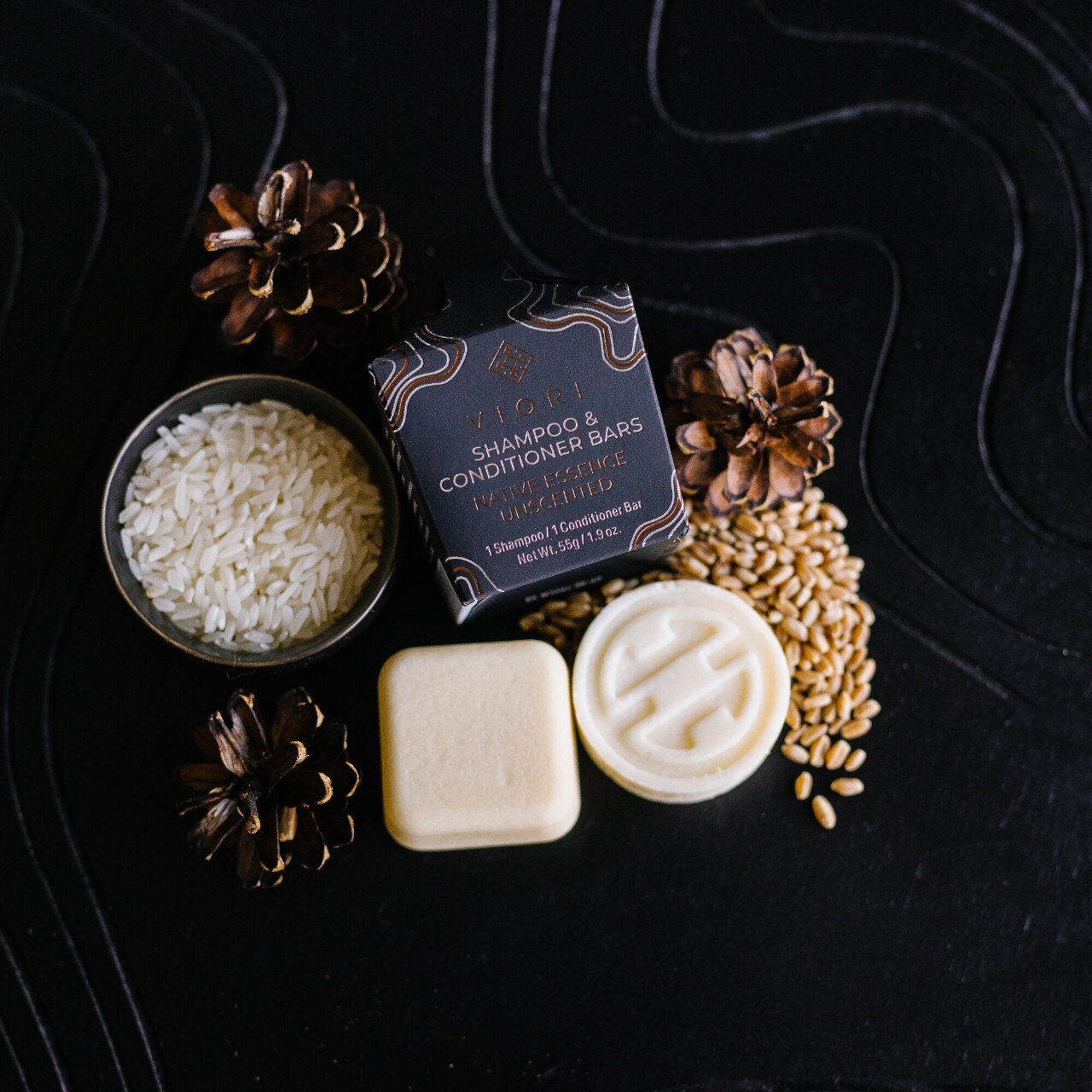 Viori Mini Native Essence Shampoo & Conditioner Bar Set The Summit at